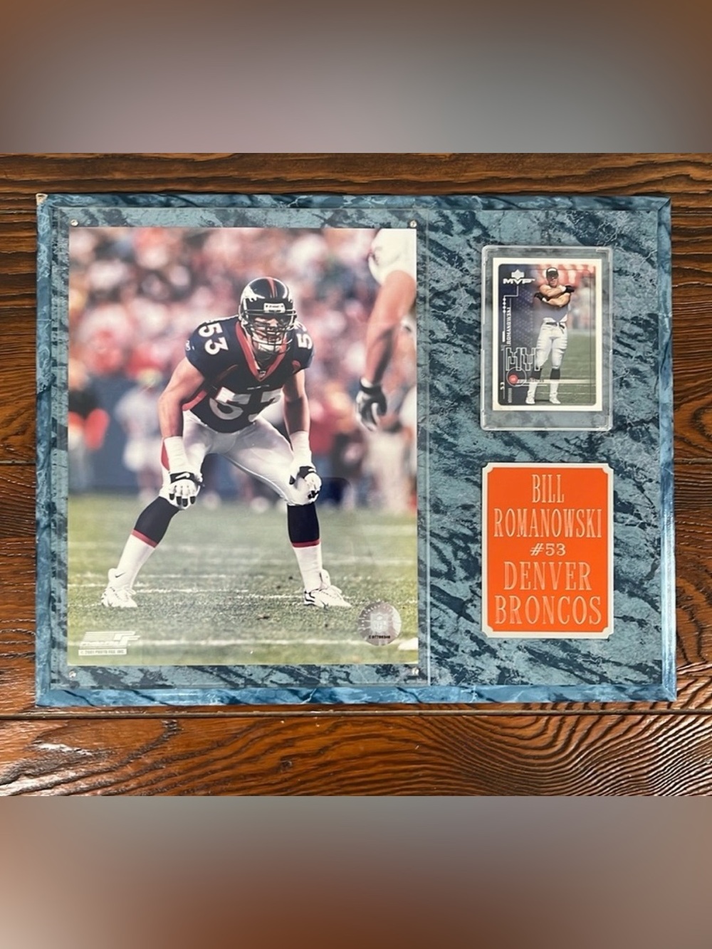 VINTAGE DENVER BRONCOS BILL ROMANOWSKI BRONCOS 1996-2001